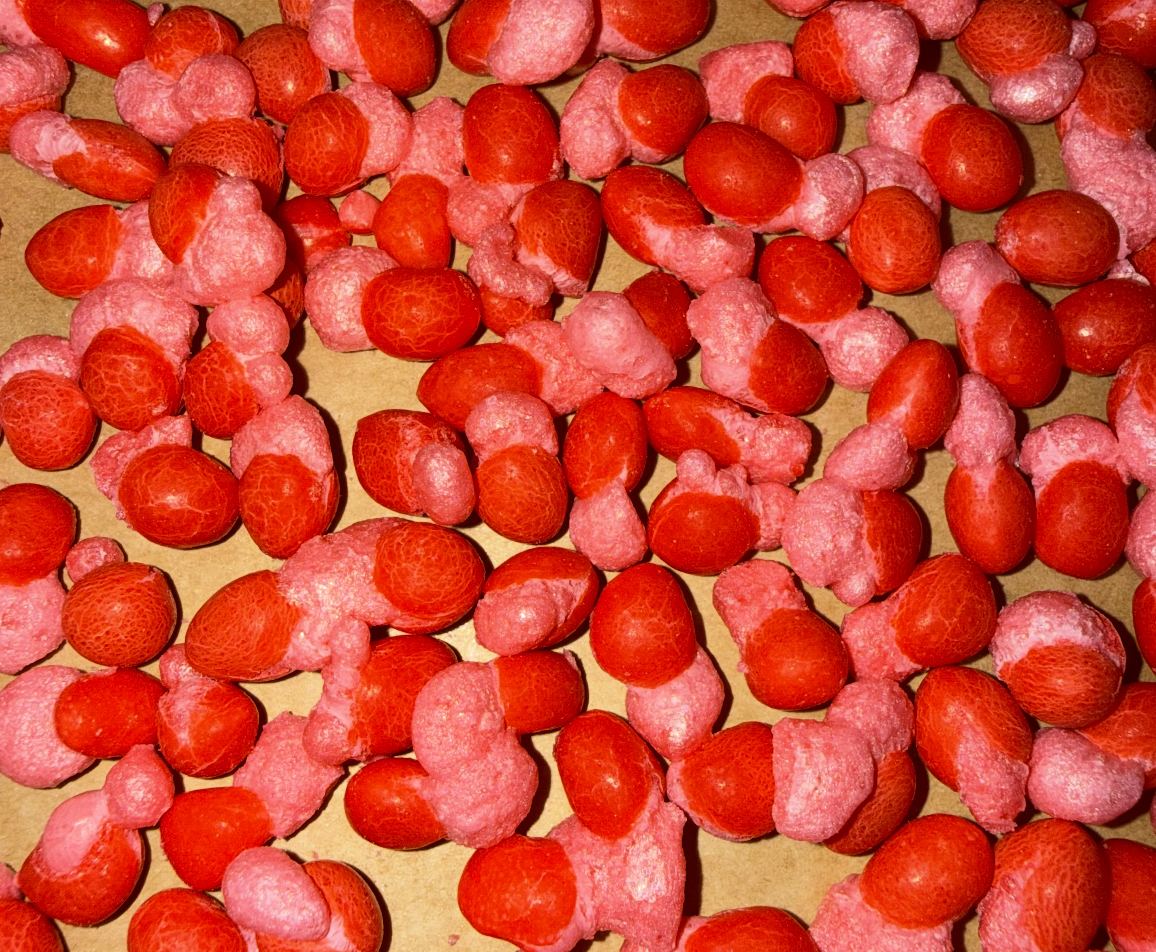 Red Hots after freeze drying